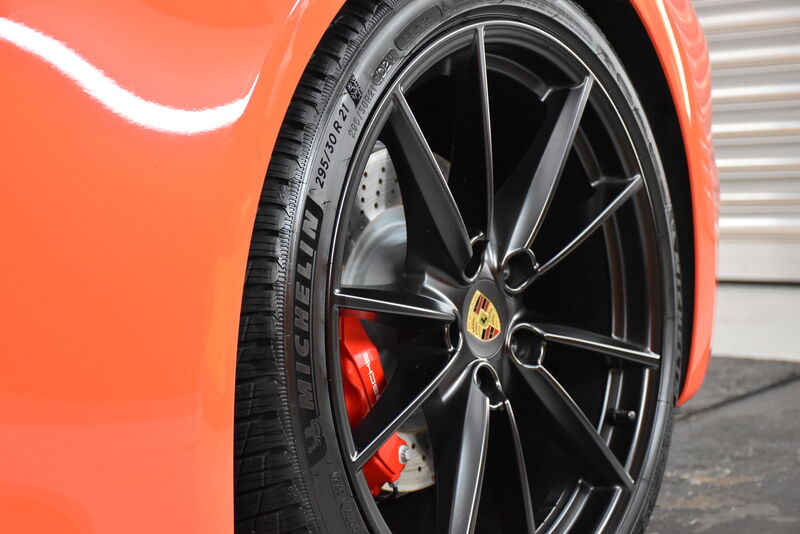 Porsche Felge nach Aufbereitung